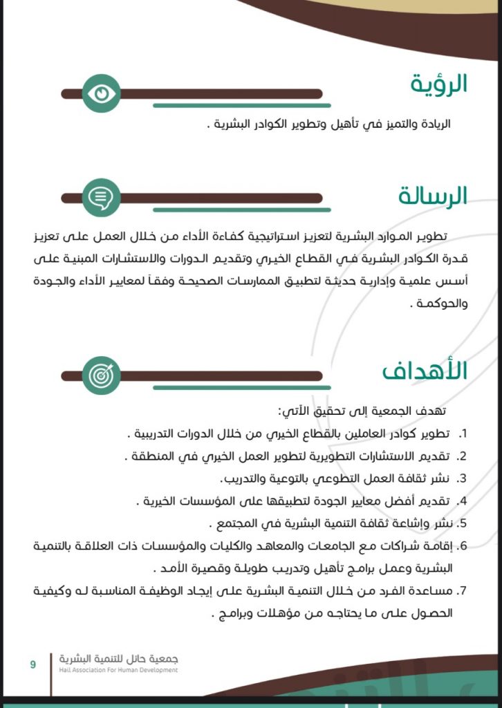 البرامج والفعاليات 2020م – جمعية حائل للتنمية البشرية