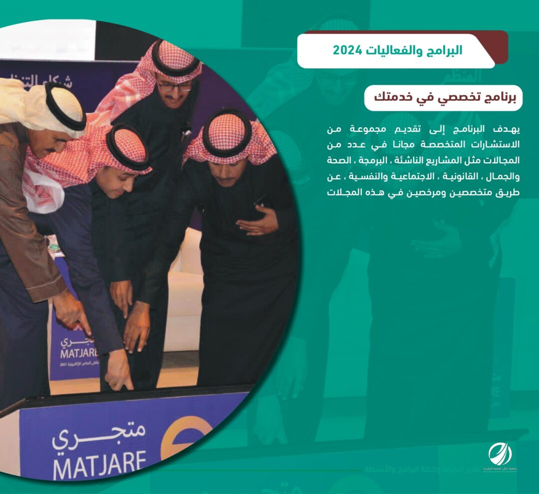 تقرير النشاط وخطة البرامج والأنشطة 2023 – 2024 – جمعية حائل للتنمية البشرية